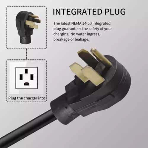 Type 1 32A ev charger plug
