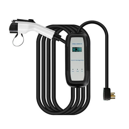 Type 1 32A screen display ev charger