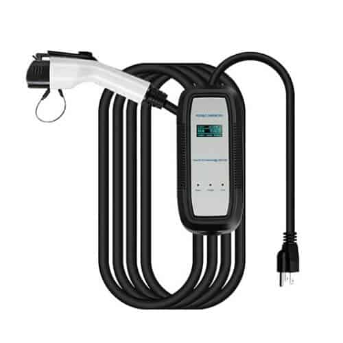 Type 1 level 16A screen display ev charger