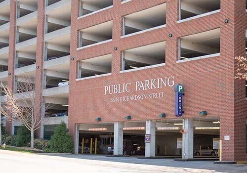public parking lot